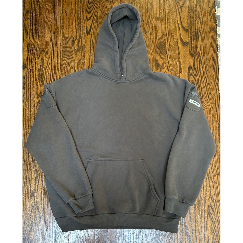 Comfrt Soft Oversized Heavyweight Hoodie Charcoal Grey 2XL